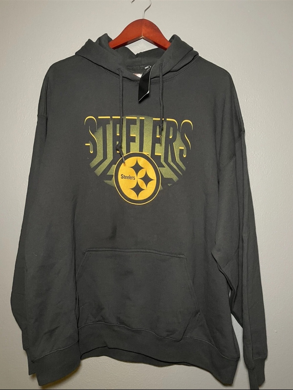 NFL Pittsburgh Steelers Men's Black Hoodie Size XL